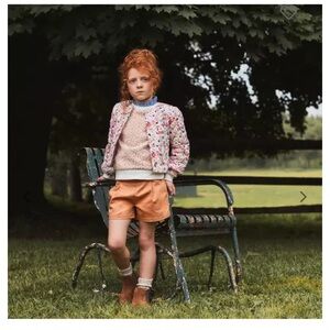 Janie and jack quilted floral jacket